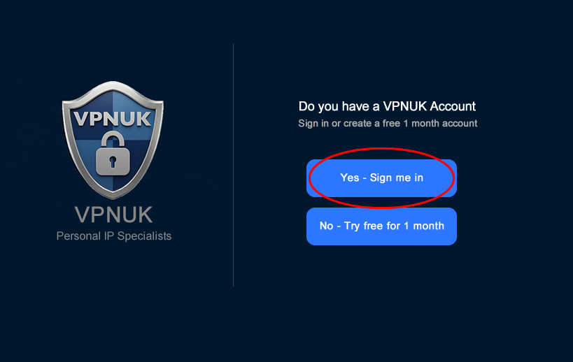 VPNUK App in Amazon App Store