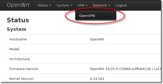 VPNUK OpenWRT setup guide - OpenVPN