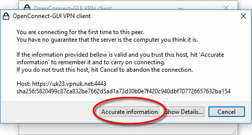 Openconnect gui vpn client windows 10 как настроить